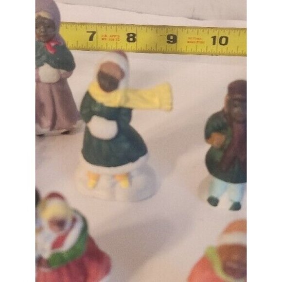 Lot of 9 Lemax Christmas Village Figurines Gumball Machine Resin Porcelain - Picture 6 of 16